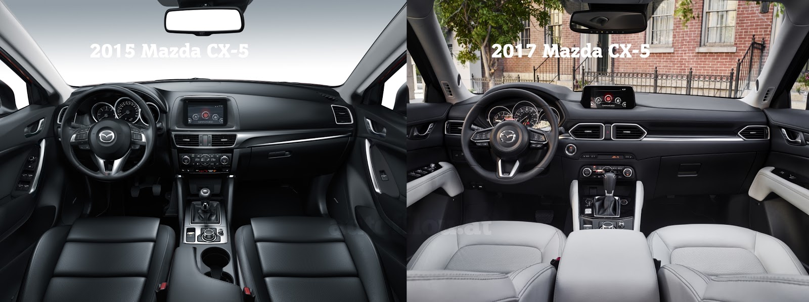 Vergleich 2015 Vs 2017 Mazda Cx 5 Autofilou